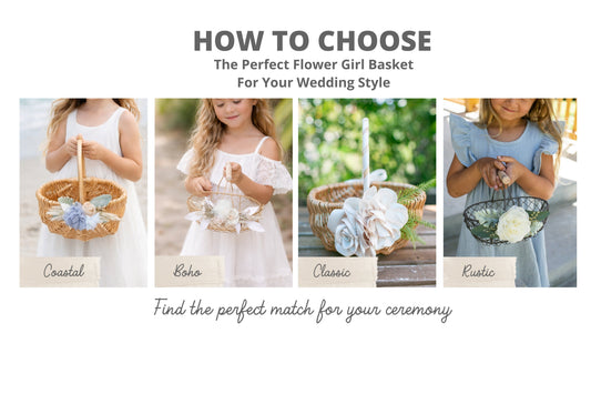 How to Choose the Perfect Flower Girl Basket for Your Wedding Style
