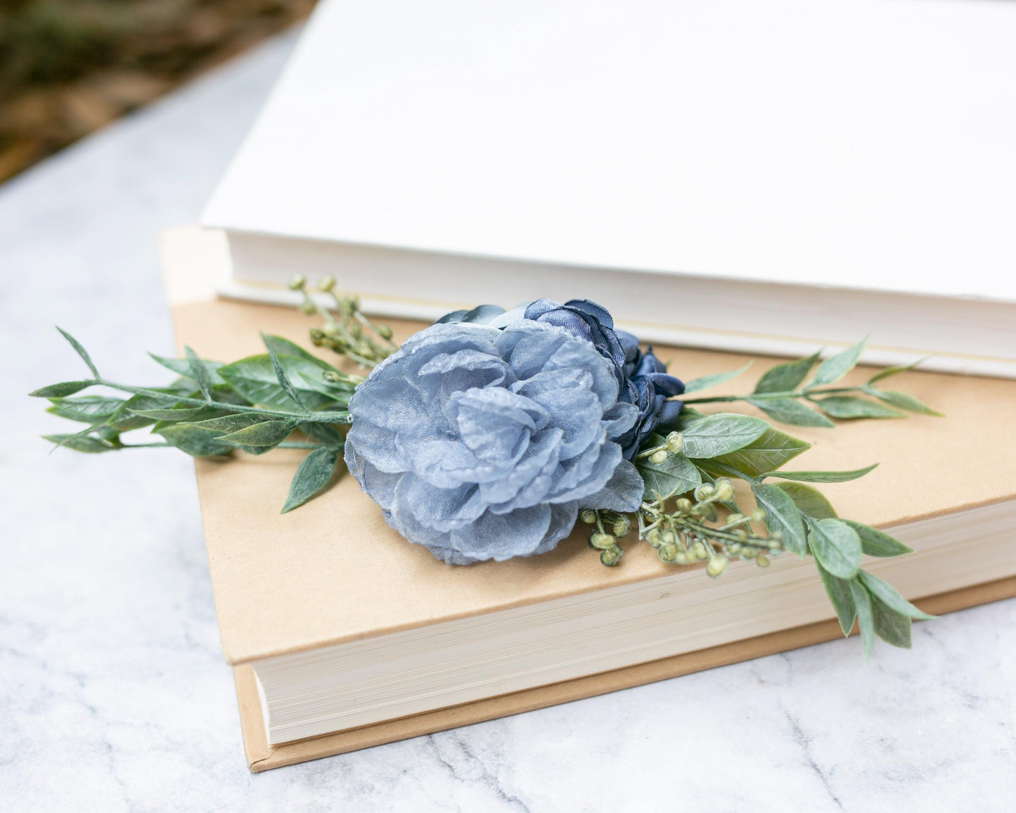 Midnight Bloom Corsage: Wedding Floral Wristlet