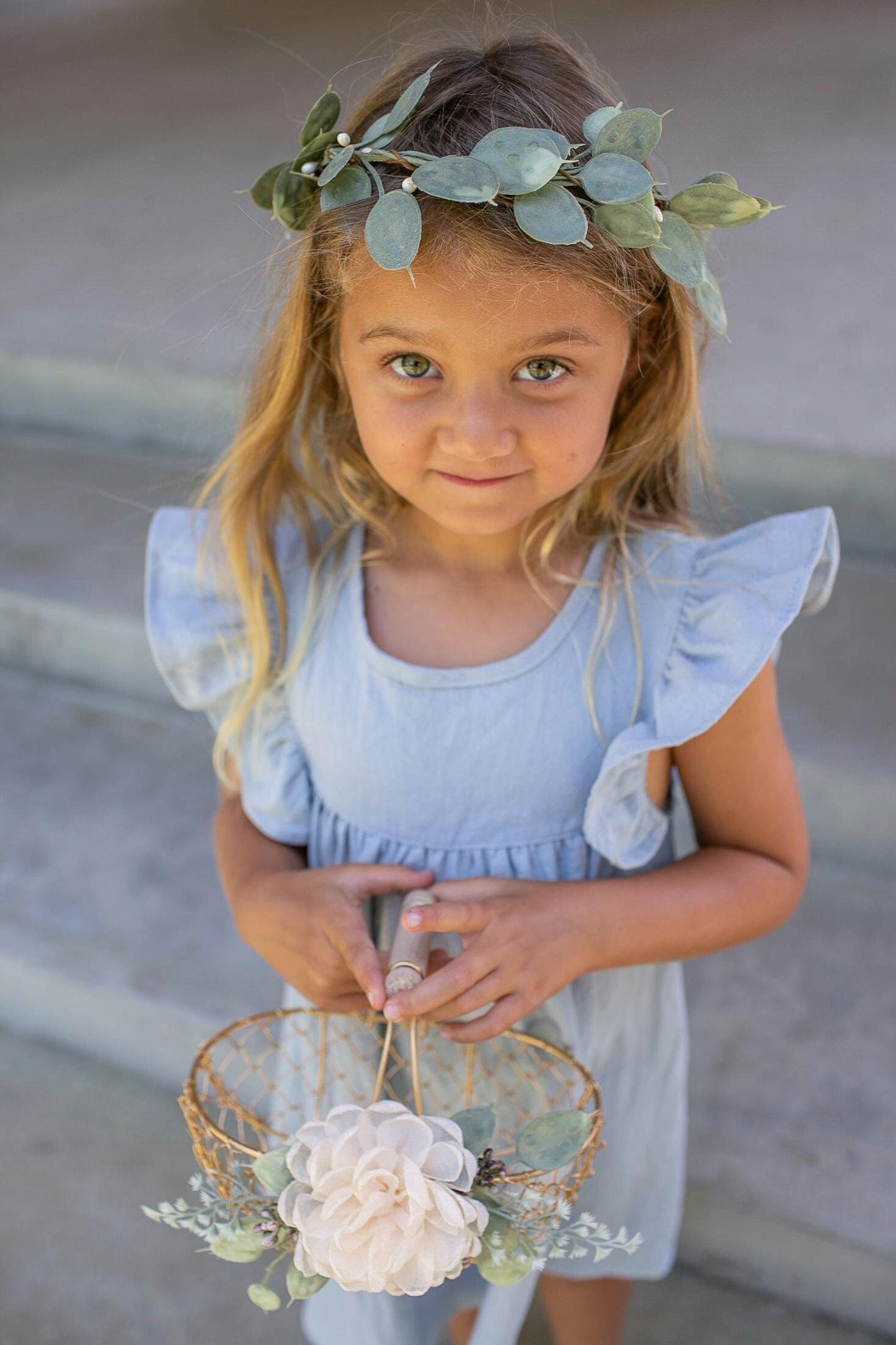 Artificial Eucalyptus Leaf Crown
