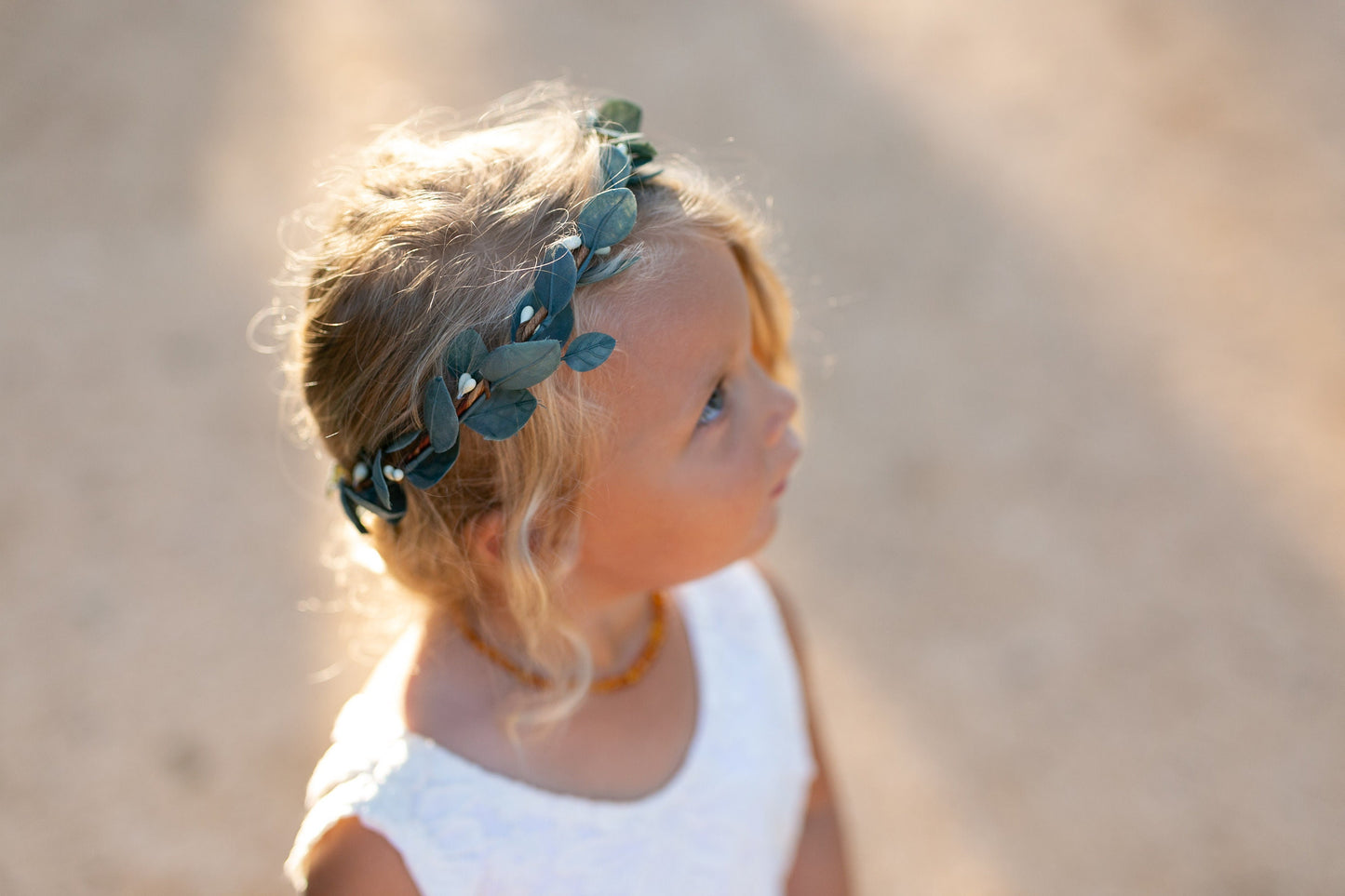 Ivory Flower Girl Basket: Blush Pink Wedding Decor