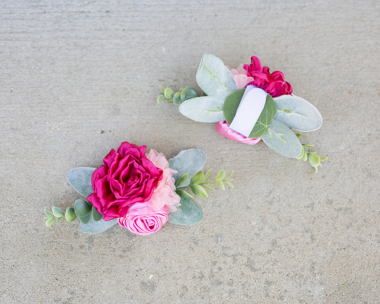 Pink Floral Dog Collar Corsage: Wedding Ring Bearer Accessory