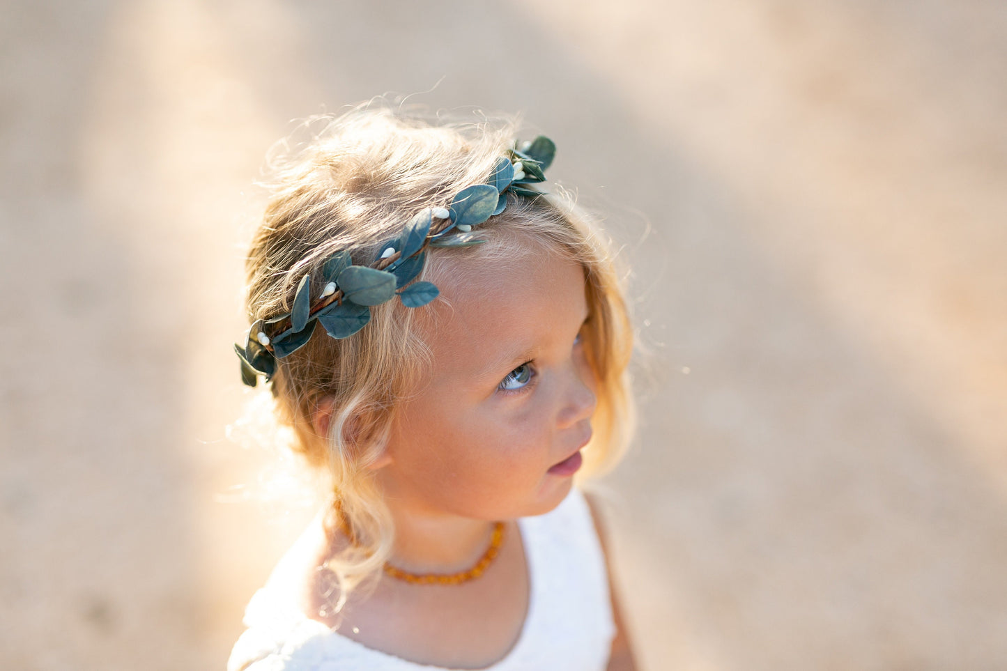 Eucalyptus Flower Crown: Greenery Halo, Bridal Hair Piece