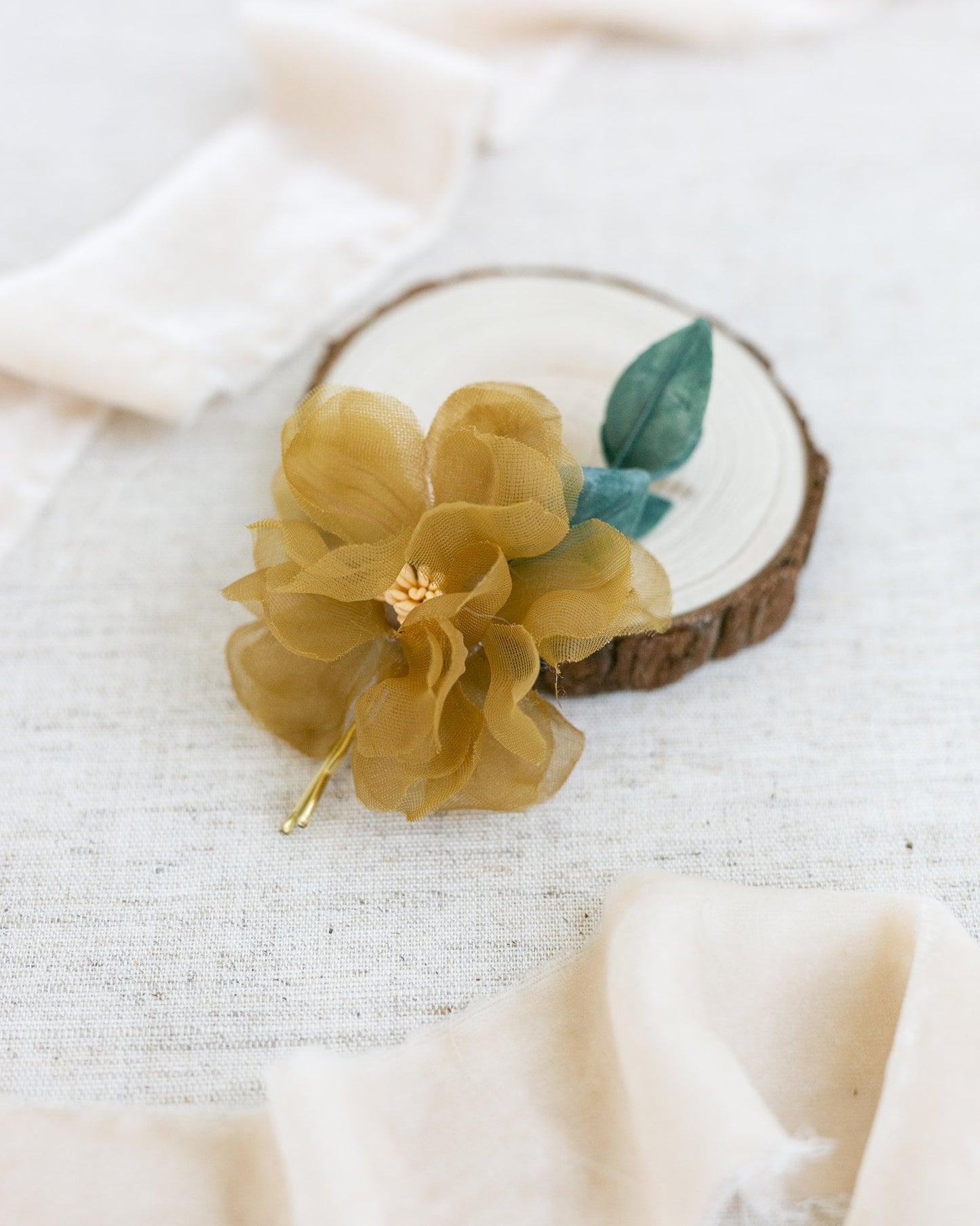 Floral Hair Pin Set: Boho Bridal Hair Accessory