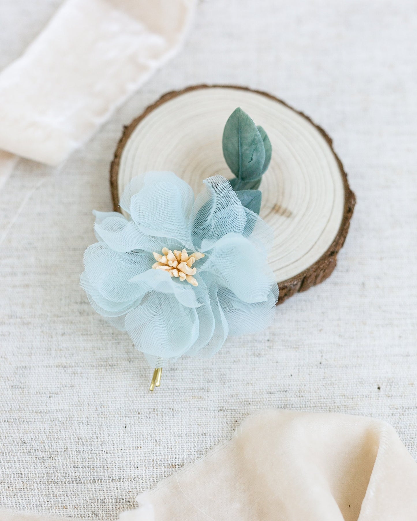 Floral Hair Pin Set: Boho Bridal Hair Accessory