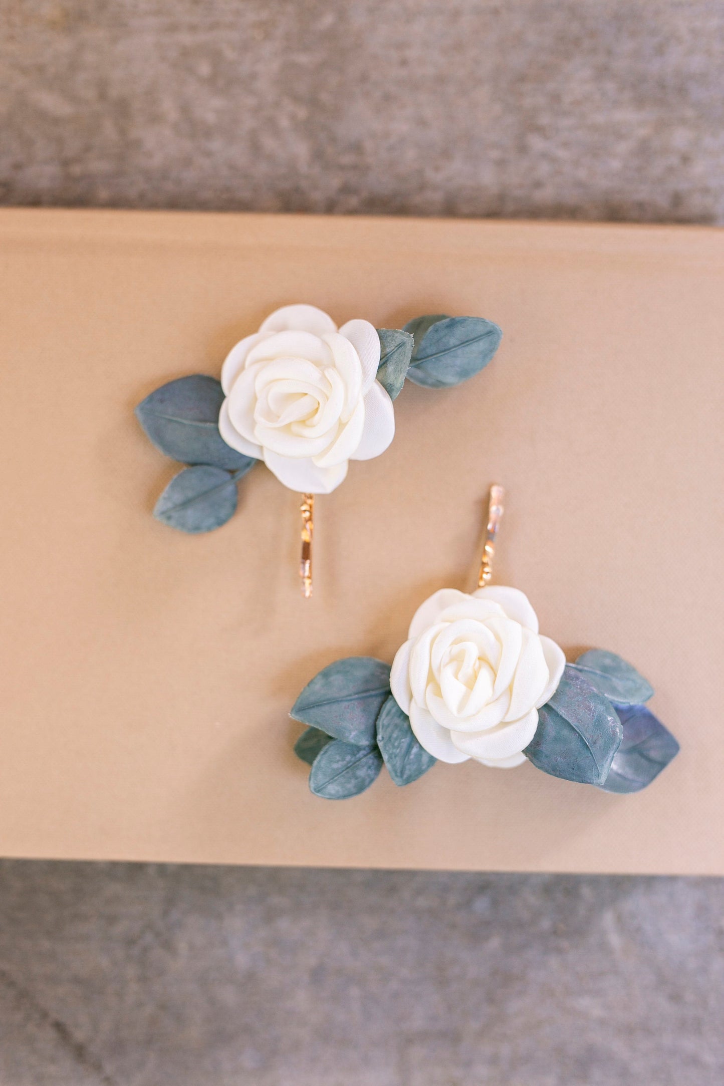 Floral Hair Pin Set: Boho Bridal Hair Accessory