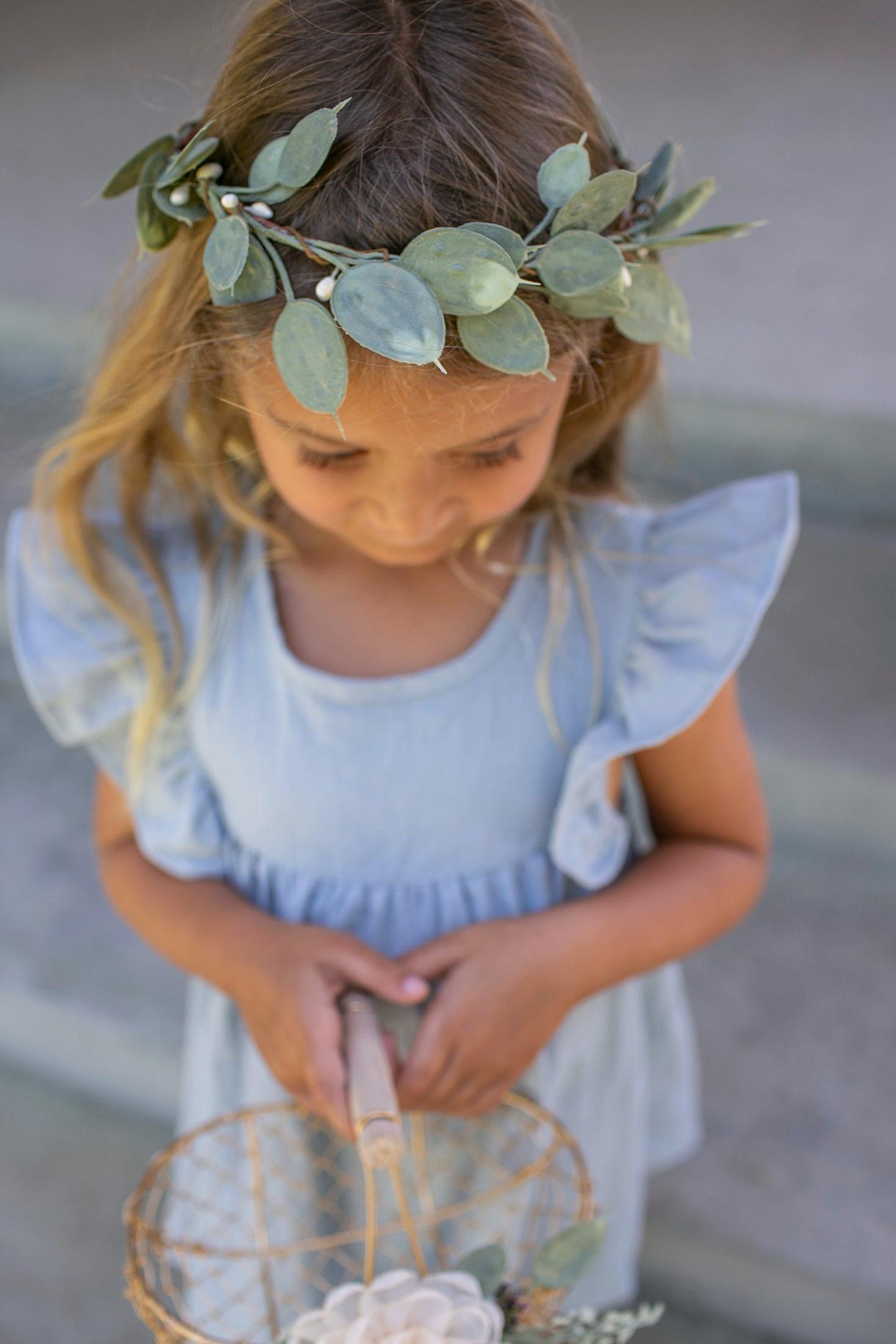 Artificial Eucalyptus Leaf Crown
